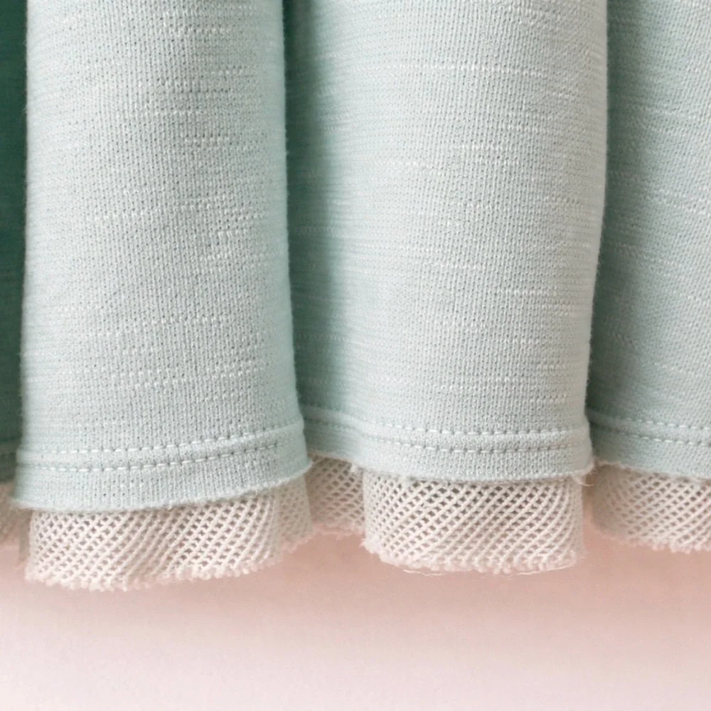 Free People Sassy Soutache Mini Dress Seafoam Green Cutout Back Boho S - Picture 5 of 9